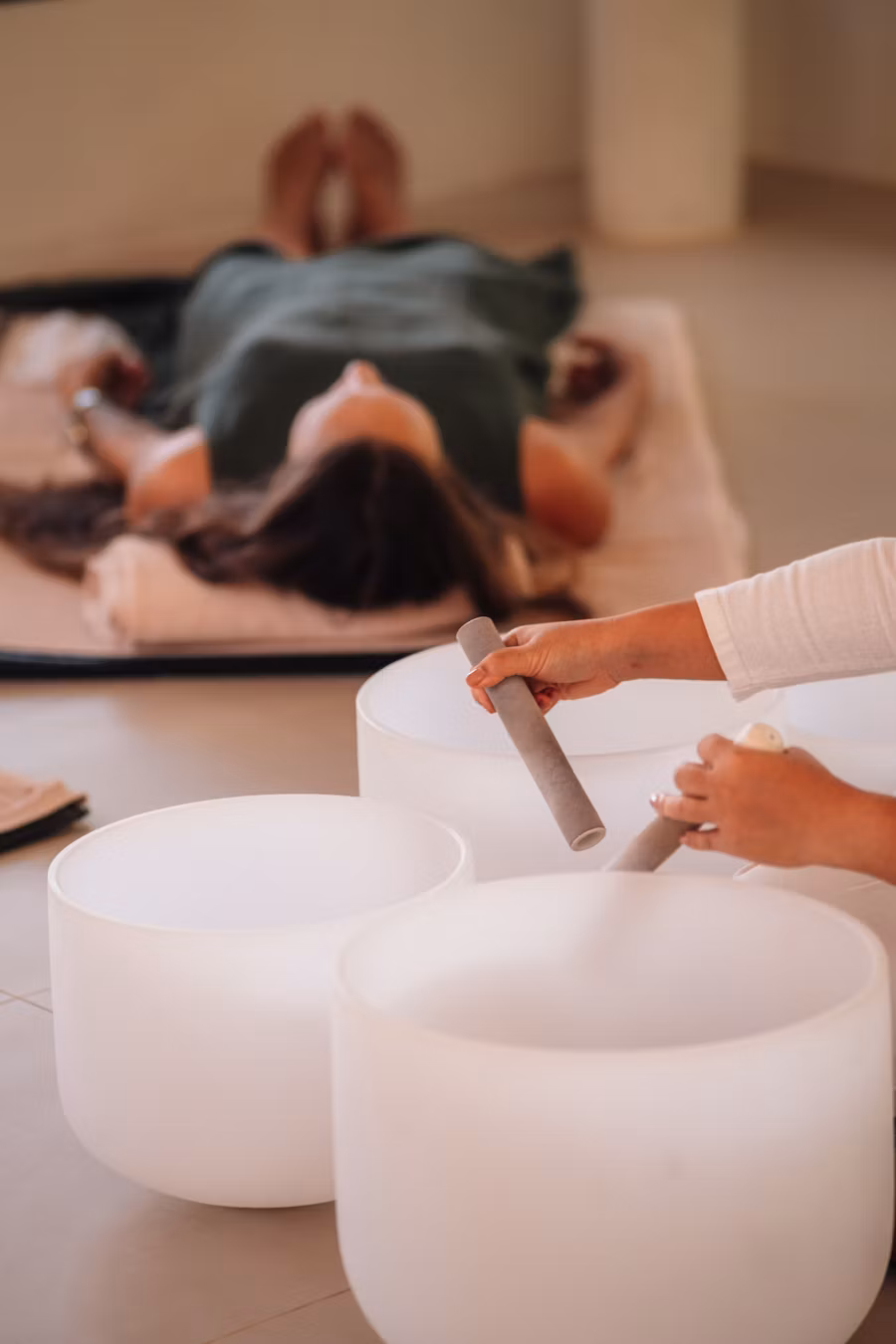 In-person sound bath
